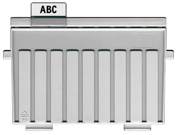 HAN 9001 flikregister Tomma registerflikar PVC Transparent