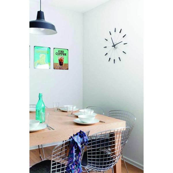 Miniatyrbild 7 av 7: NeXtime 2610ZI vägg- och bordsklocka Quarts-klocka Circel Silver