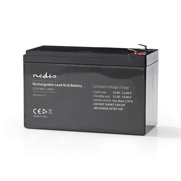 Nedis BALA900012V UPS-akku Sealed Lead Acid (VRLA) 12 V 9000 ah