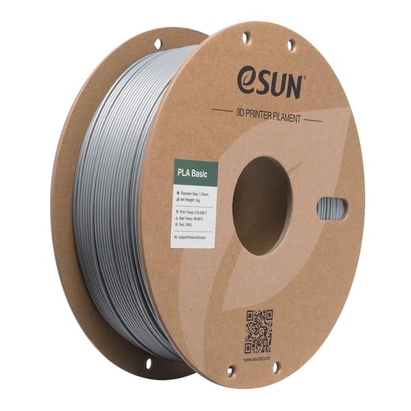 eSUN PLA BASIC Polylaktidsyra (PLA) Silver 1 kg