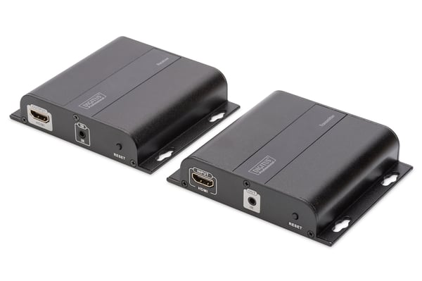 Digitus DS-55122 AV forlænger AV sender & modtager Sort