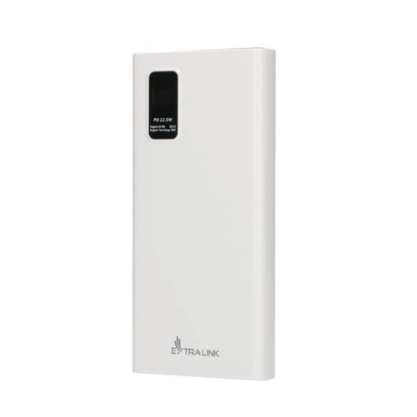 Miniatyrbillede 1 af 6: Extralink EPB-067W powerbank Lithium polymer (LiPo) 10000 mAh Hvid
