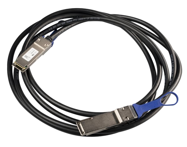 Mikrotik XQ+DA0003 InfiniBand- ja kuituoptiikkakaapeli 3 m QSFP+ to QSFP+ / QSFP28 to QSFP28 Musta