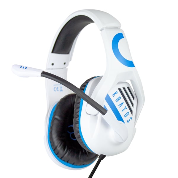 Blade Kratos Headset Ledningsført Spil Blå, Hvid