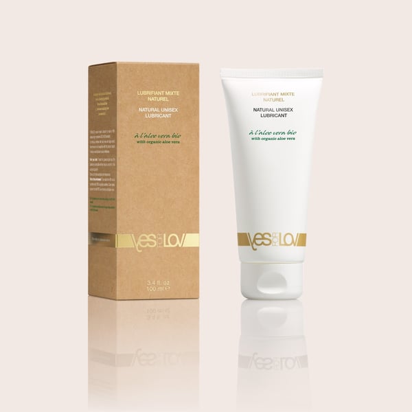 Miniatyrbillede 1 af 3: YESforLOV Natural lubricant with organic aloe vera 100 ml Sexlegetøj, Vaginal Vandbaseret smøremiddel
