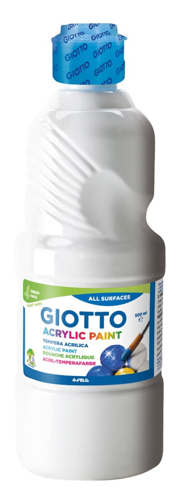 Giotto 000533701 akryyliväri 500 ml Valkoinen Pullo