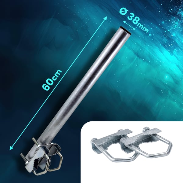 Extralink C600 BALCONY HANDLE WITH U-BOLTS M8