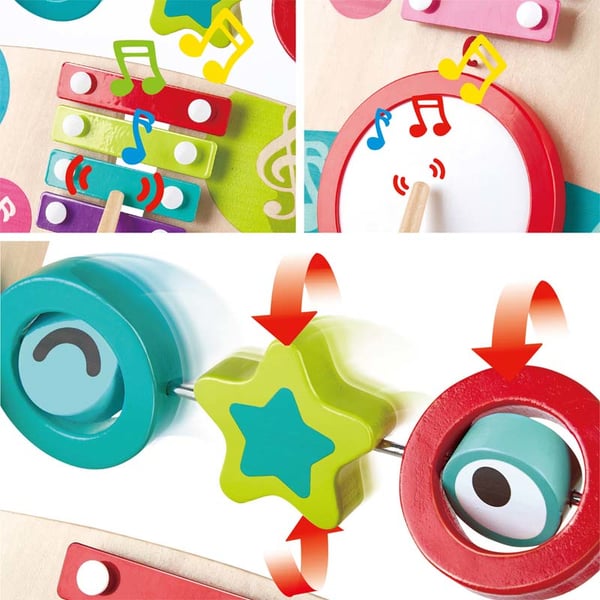 Hape My First Musical Walker gåstolar Multifärg