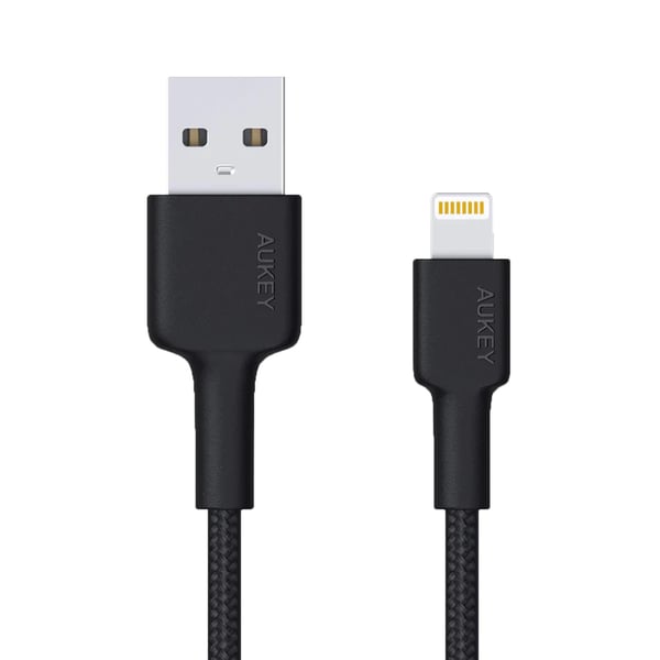 AUKEY CB-AL05 Lightning-kaapeli 1 m Musta AUKEY CB-AL05 Lightning-kaapeli 1 m Musta