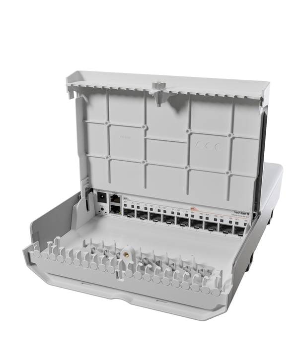 Mikrotik netFiber 9 Gigabit Ethernet (10/100/1000) Strøm over Ethernet (PoE) Hvid Mikrotik netFiber 9 Gigabit Ethernet (10/100/1000) Strøm over Ethernet (PoE) Hvid
