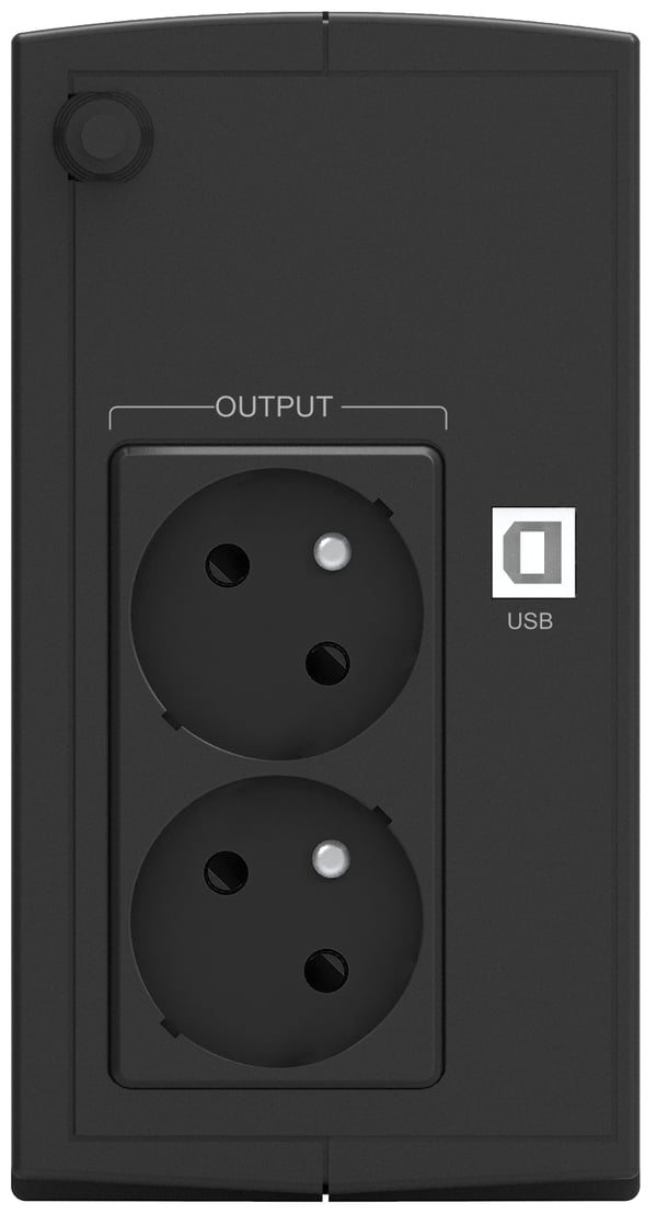 Miniatyrbillede 3 af 3: PowerWalker Basic VI 650 SB FR UPS-enhed Interaktivt indgangsstik 0,65 kVA 360 W 2 AC stikkontakt(er)
