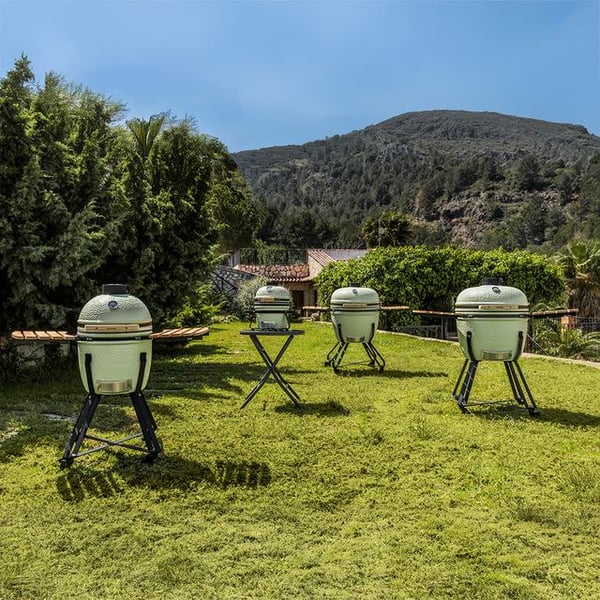Miniatyrbild 10 av 13: Cecotec 3248 grill Kamadogrill Egg Träkol + ved Vit