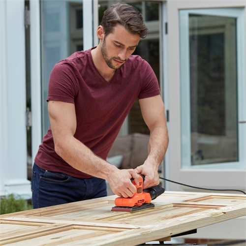 Black & Decker BEW220 Rundslipmaskin 14000 RPM Svart, Orange