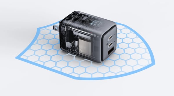 AUKEY PA-C5 wall charger 100W gray Matkapuhelin Harmaa AC Auto