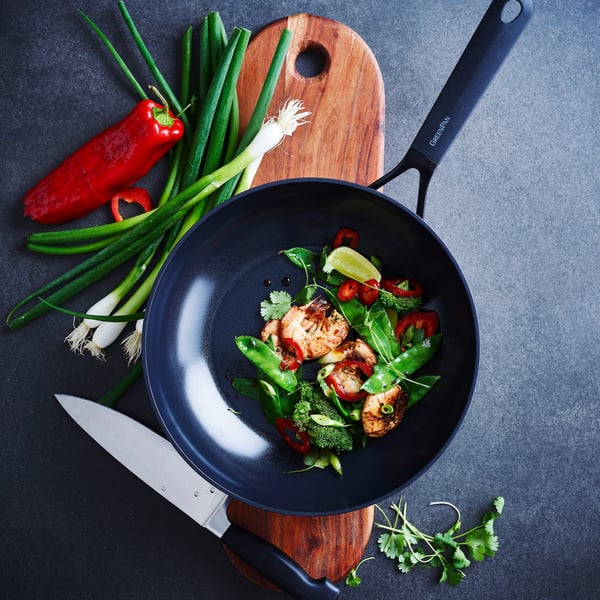 GreenPan Wok Wok/Stirfry pande Rund