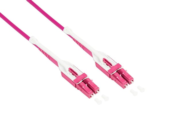 Alcasa LW-U815LC4 InfiniBand och fiberoptisk kabel 15 m LC Violett