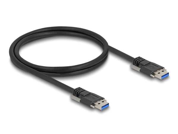 Miniatyrbillede 1 af 2: DeLOCK 80997 USB-kabel USB 3.2 Gen 1 (3.1 Gen 1) 1 m USB A 5 Gbit/sek. Sort