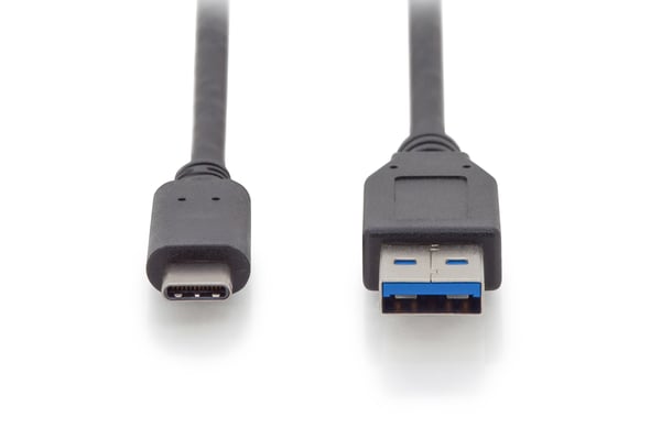 DIGITUS USB Type-C Anslutningskabel, Gen2, Type-C till A