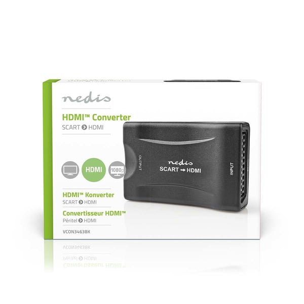 Miniatyrbild 9 av 11: Nedis KONVERTER SCART - HDMI / NEDIS VCON3463BK SW VCON3463BK