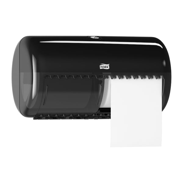 Tork 557008 dispenser til toiletpapir Sort Plast Rulletoiletpapir automat
