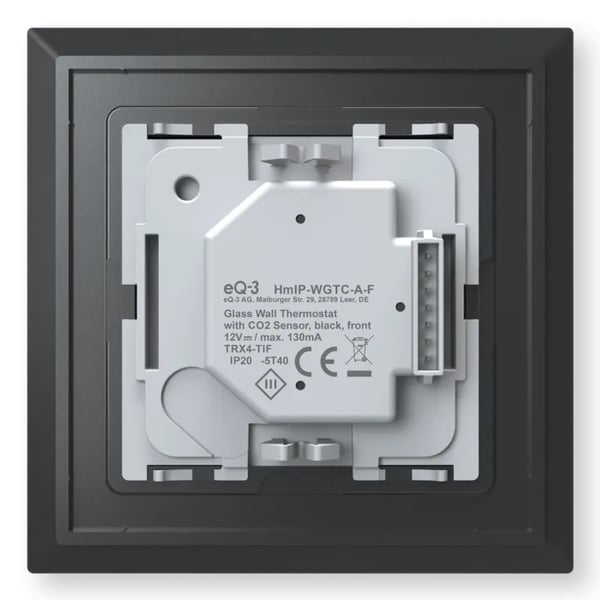 Homematic IP 161574A0 termostater Svart