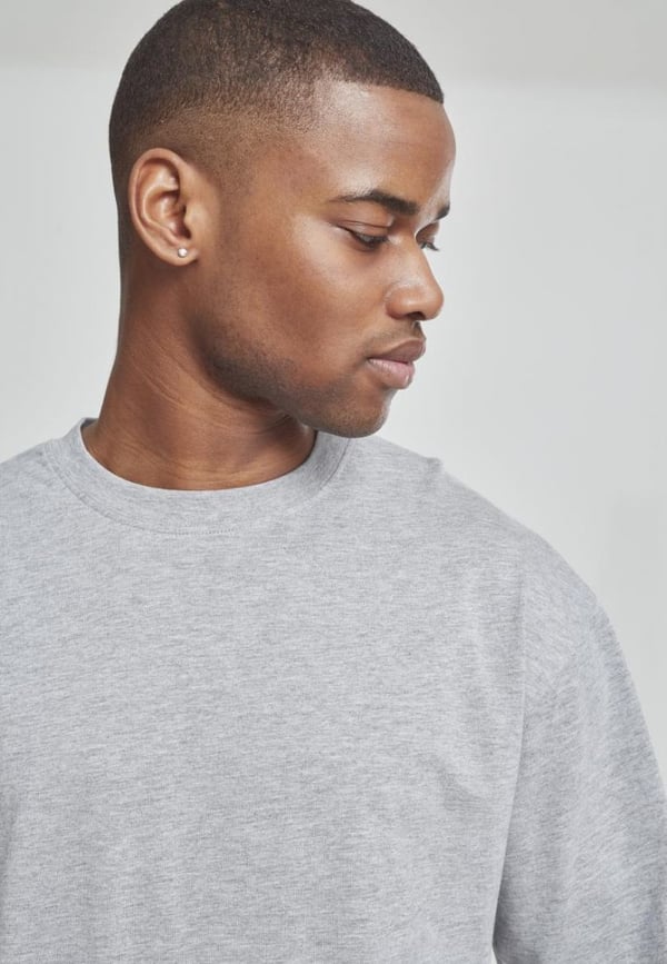 Urban Classics Tall Tee L/S T-tröja Rund halsringning Långärmad Bomull, Viskos