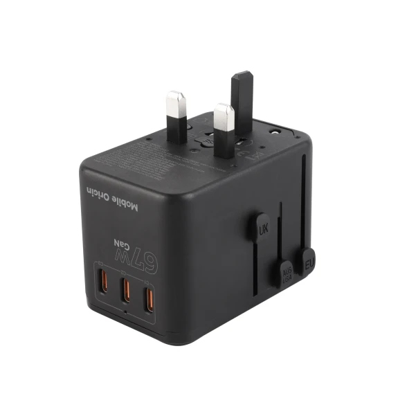 Miniatyrbillede 9 af 15: Mobile Origin MO-TRA67-PW5 oplader til mobil enhed Universel Sort Vekselstrøm Hurtig opladning Indendørs