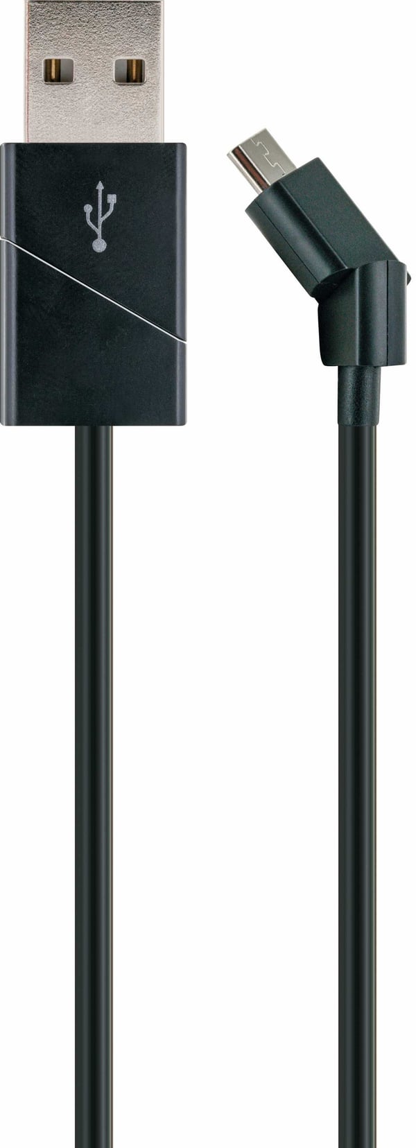 Schwaiger LKW 120 M USB-kabel USB 2.0 1,2 m USB A Micro-USB B Sort
