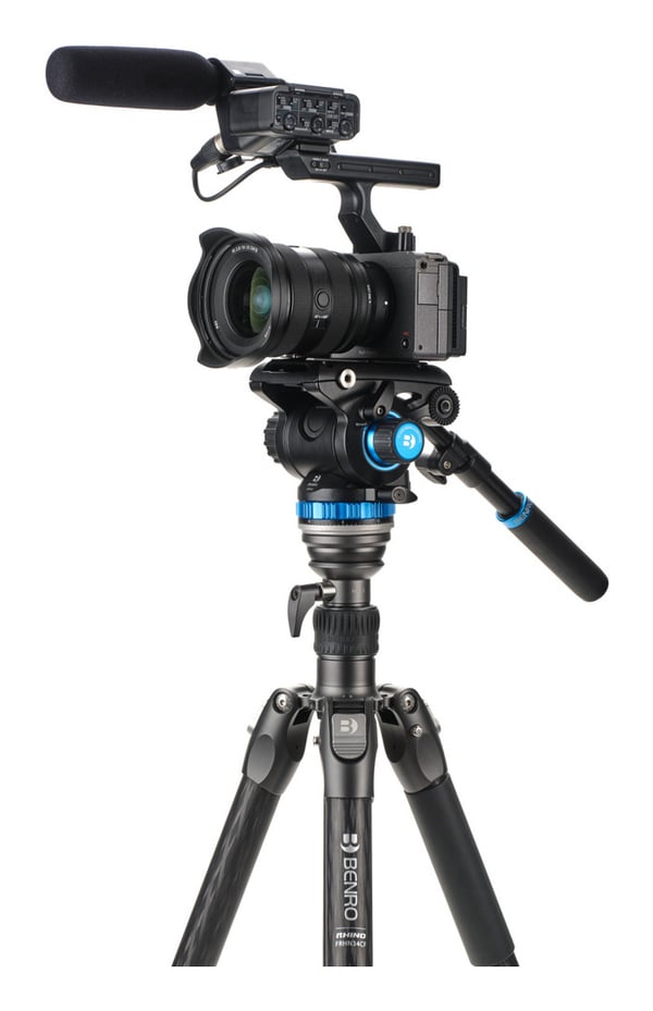 Miniatyrbild 10 av 10: Benro FRHN34CFS6PRO stativ Digital/film kameror 3 ben Svart
