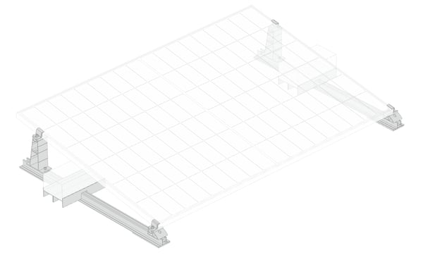 EcoFlow EFA-BKWFLATROOF-W-EU tilbehør til solcellepanelbeslag Beslag