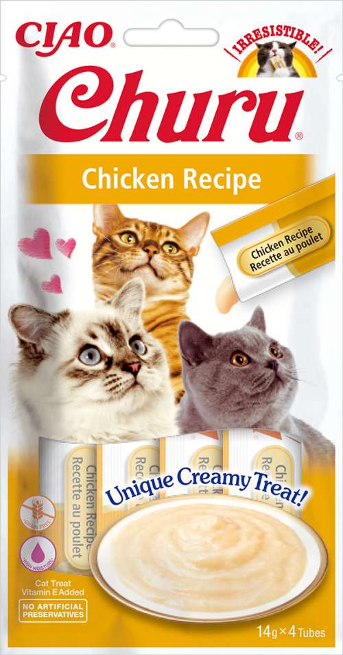 CIAO Churu Chicken Recipe Kat Behandle Kylling 14 g