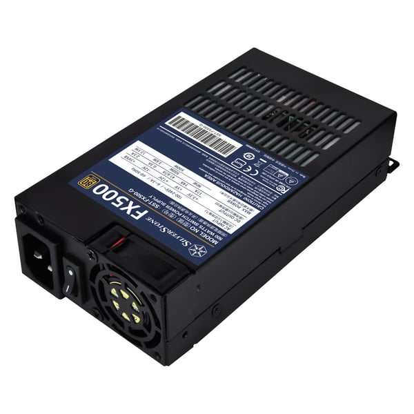 Silverstone FX500 strömförsörjningsenheter 500 W 20+4 pin ATX Flex ATX Svart Silverstone FX500 strömförsörjningsenheter 500 W 20+4 pin ATX Flex ATX Svart