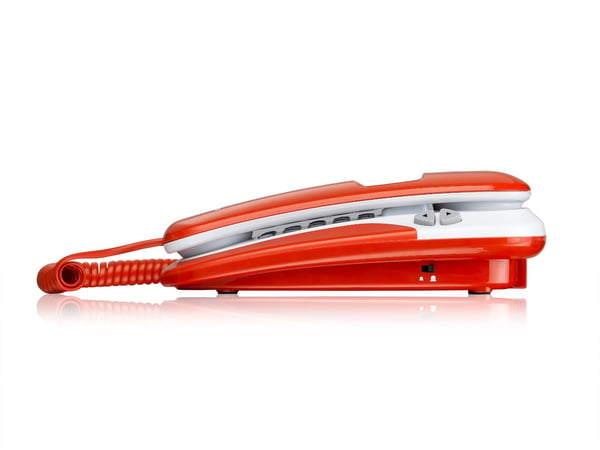 Brondi KENOBY CID Analog telefon Namn och uppringnings-ID Röd, Vit