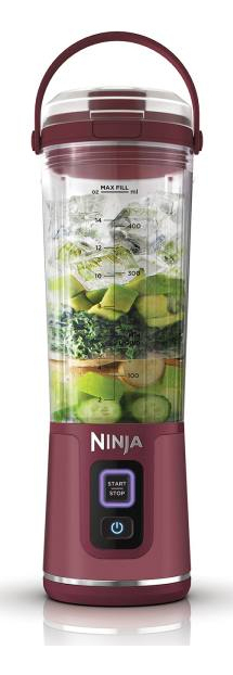Ninja BC151EUCR tehosekoitin 0,532 L Kannettava blenderi Karpalonvärinen Ninja BC151EUCR tehosekoitin 0,532 L Kannettava blenderi Karpalonvärinen
