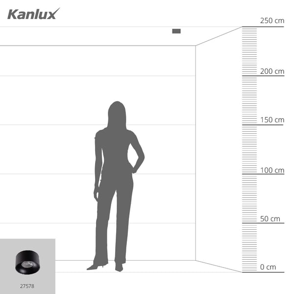 Pikkukuva 3 / 6: Kanlux S.A. 27578 kattovalaistus GU10