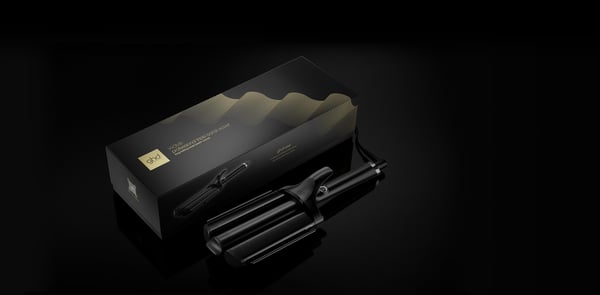 Pikkukuva 4 / 6: GHD wave Triple Barrel Waver Kiharrusrauta Musta 2,7 m