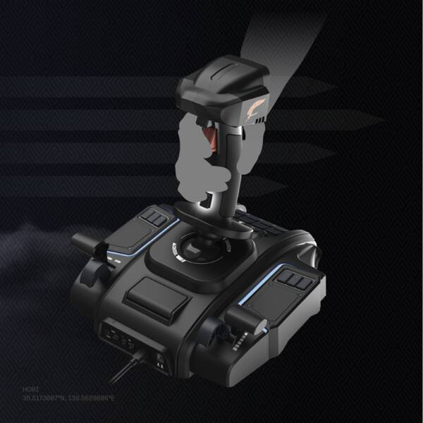 Hori Ace Combat 8 – Wings of Theve Musta Fightstick Analoginen PlayStation 4, PlayStation 5, PC