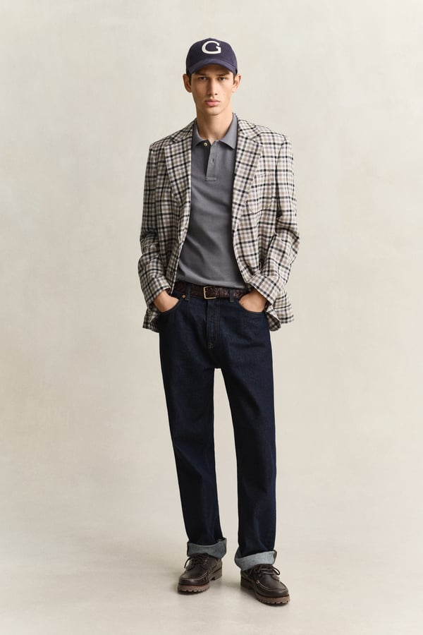 Miniatyrbild 5 av 5: Gant 2210-38 Pikétröja Button down-krage Kortärmad Bomull