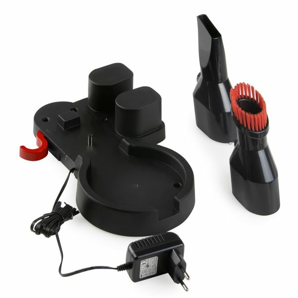 Miniatyrbillede 4 af 29: Domo DO242SV stav støvsuger & elektrisk kost Stick vakuum Batteri Dry HEPA Poseløs 0,55 L 200 W Sort, Rød, Hvid