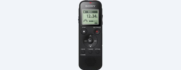 Miniatyrbillede 3 af 6: Sony ICD-PX470 Diktafon Intern hukommelse & flash kort Sort