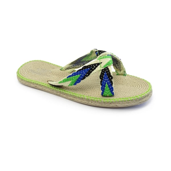 Brasileras M3STC016_36 flip flop och badtoffla Honkoppling Grön