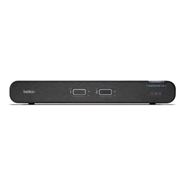 Miniatyrbild 3 av 3: Belkin Universal 2nd Gen Secure KVM-switchar Rackmontering Svart