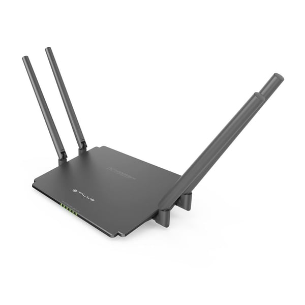 Miniatyrbillede 2 af 3: TALIUS RT-1200 trådløs router Hurtigt ethernet Dual-band (2,4 GHz / 5 GHz) Sort