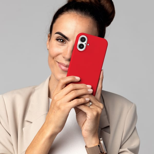 Miniatyrbillede 5 af 5: Vonmählen Soft Silicone Case mobiltelefon etui 15,5 cm (6.1") Cover Rød