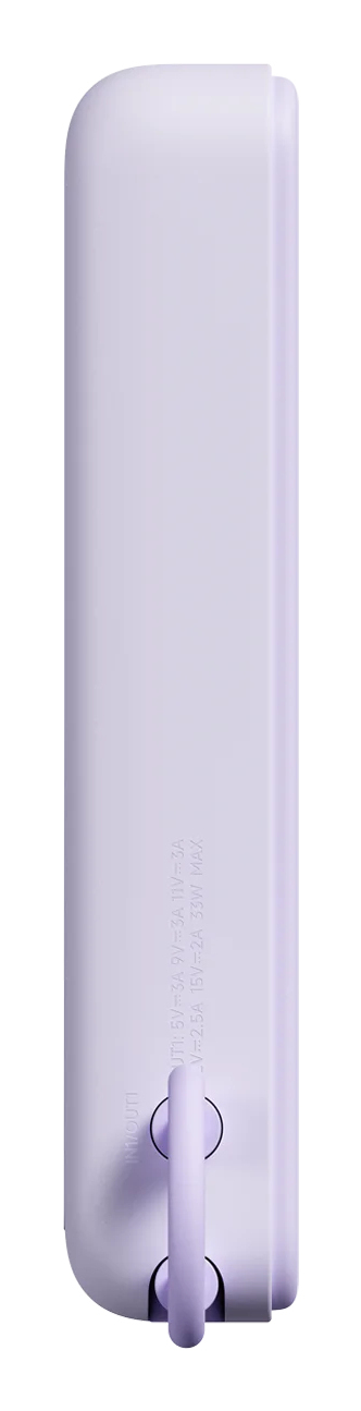 Miniatyrbillede 4 af 5: Xiaomi BHR08PAGL powerbank Lithium-Ion (Li-Ion) 5900 mAh Trådløs opladning Lilla