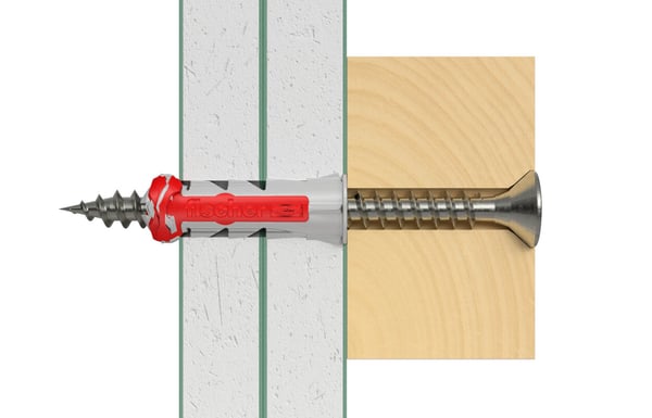 Fischer DuoPower 4 stk Skrue og vægstiksæt 30 mm