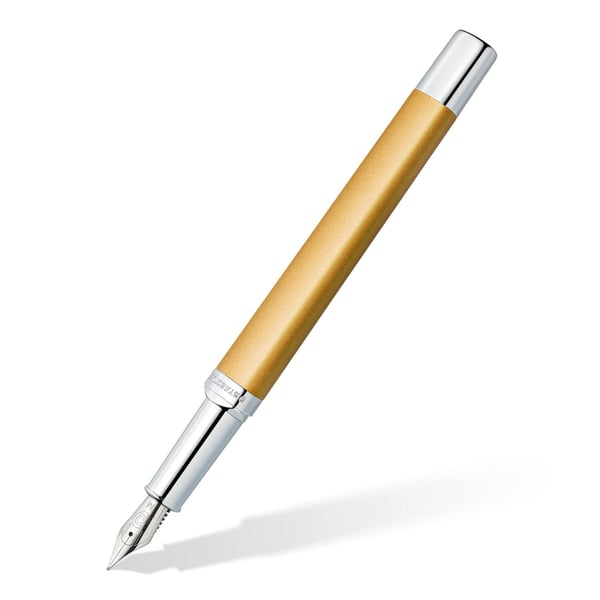 Staedtler triplus 474 reservoarpennor Påfyllning med bläckpatronssystem Guld 1 styck