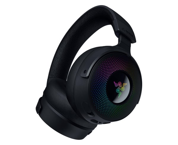 Miniatyrbild 17 av 19: Razer Kraken V4 Pro Headset Kabel & Trådlös Huvudband Spela USB Type-A Bluetooth Svart