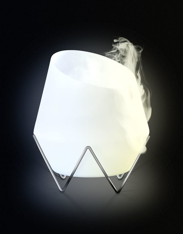 LANAFORM LA120319 doftspridare Pansarvagn Glas, Metall Vit