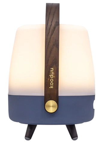 Pikkukuva 2 / 5: Kooduu Lite-up PLAY Mini Kannettava monokaiutin Sininen, Valkoinen, Puu 8 W